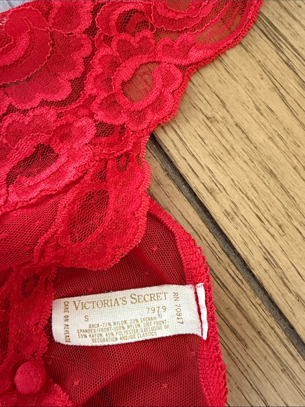 Red Sexy Lingerie size Small - Picture 5 of 10
